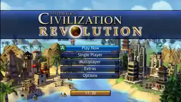 Civilization Revolution (USA) screen shot title